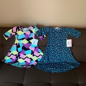Lularoe adeline kids dresses 2&4 see size chart